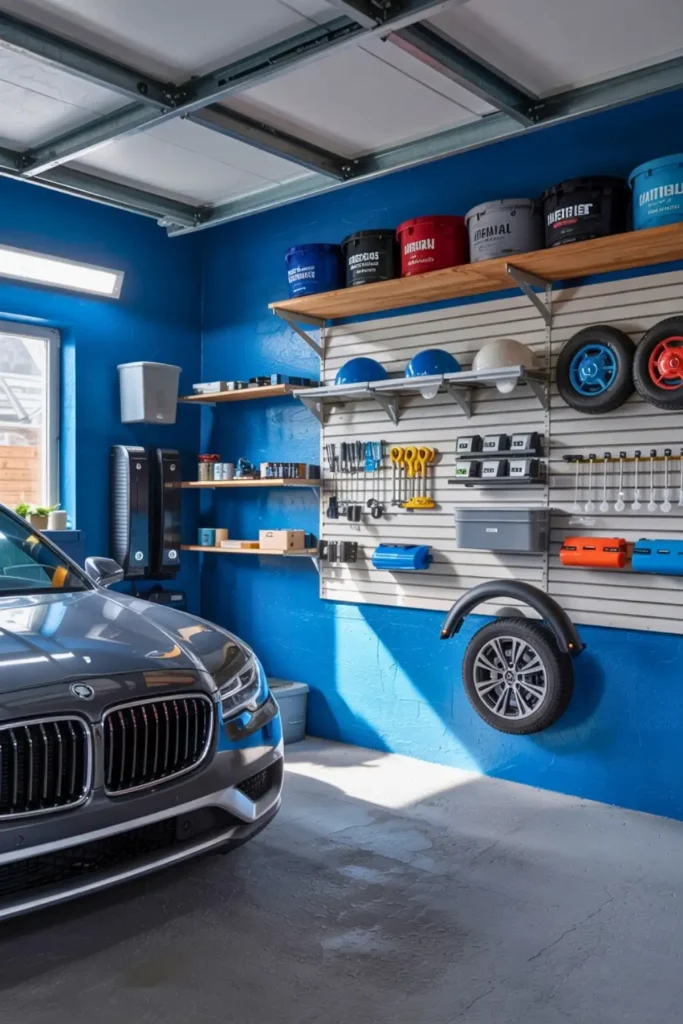 Electric Blue-garage paint colors