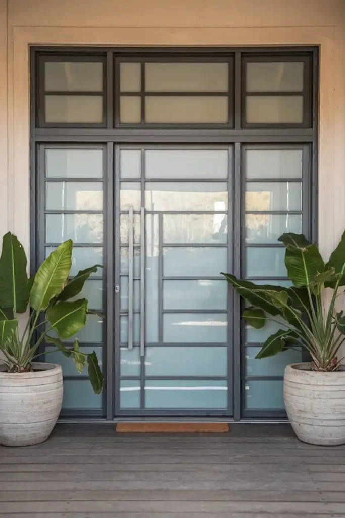 Frameless Glass with Metal Core