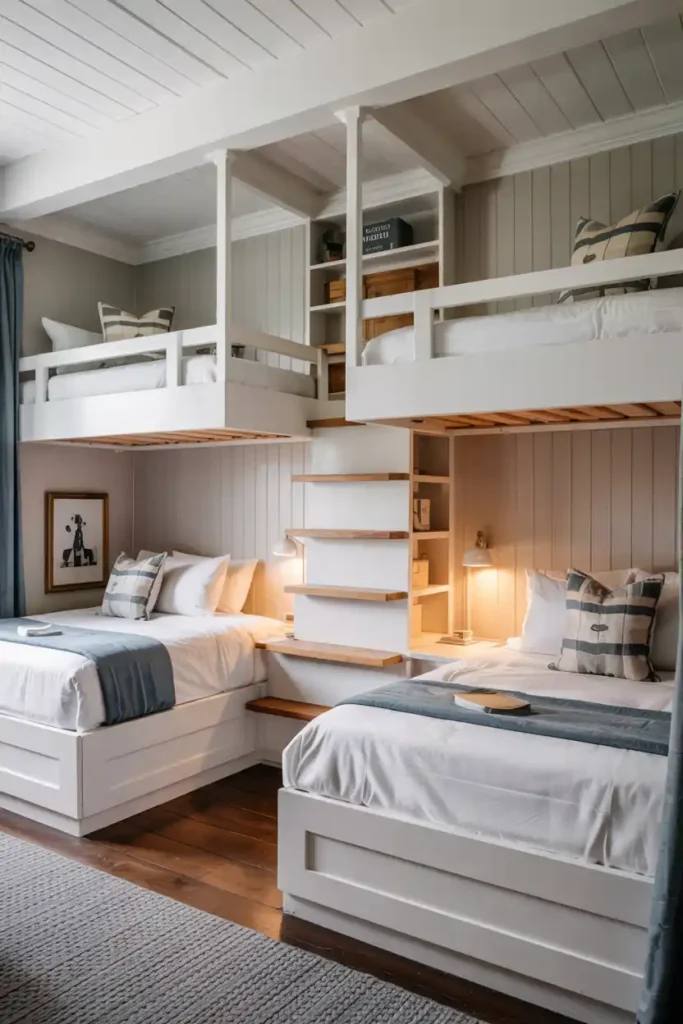 Go All-In on Bunk Beds-guest bedroom ideas