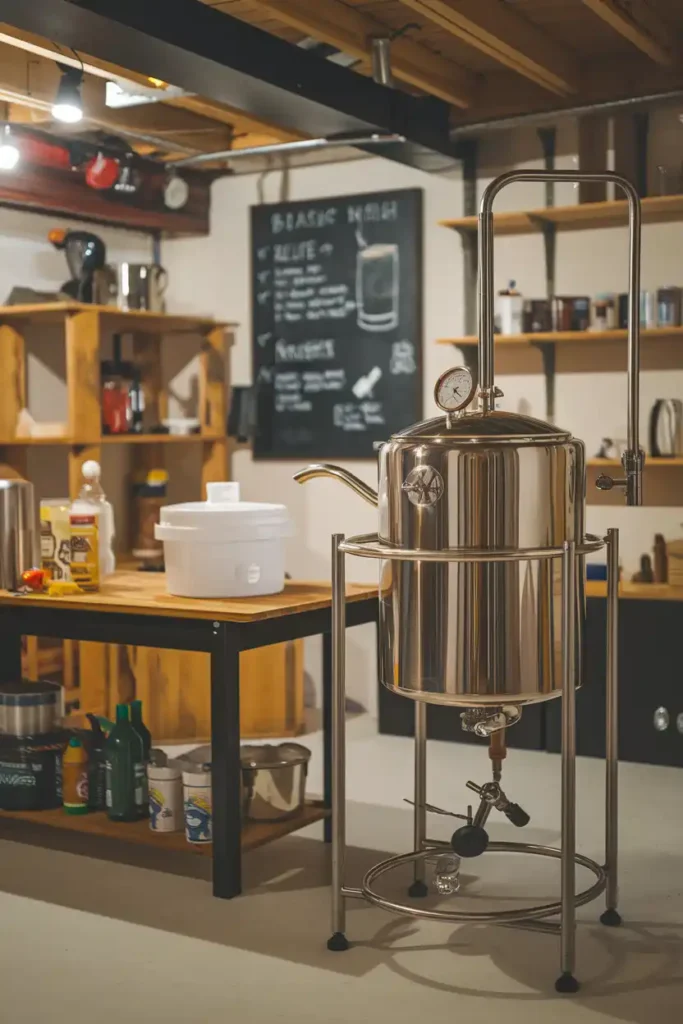 Home Brewery Setup-basement design ideas