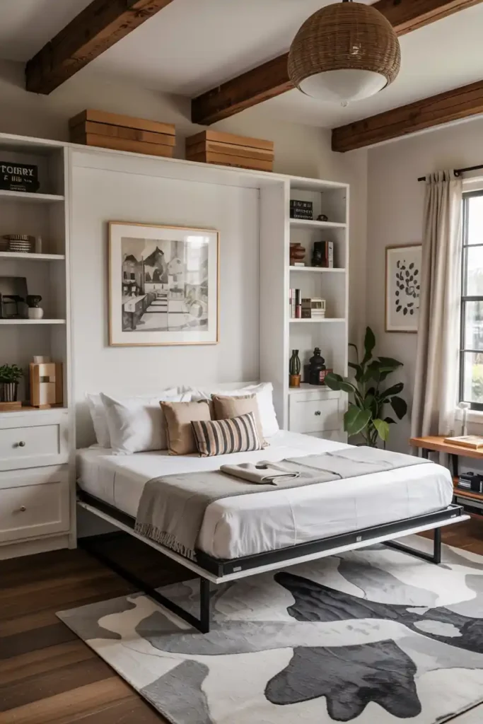 Install an Actually-Nice-Looking Murphy Bed-guest bedroom ideas