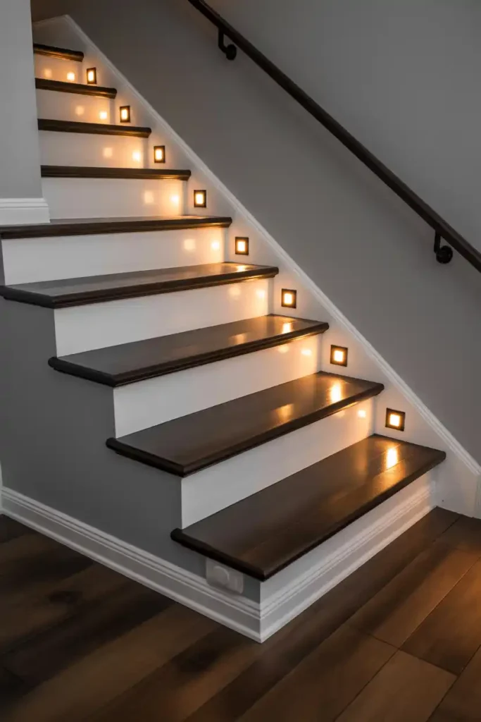 LED Step Safety Lighting-basement stairs ideas
