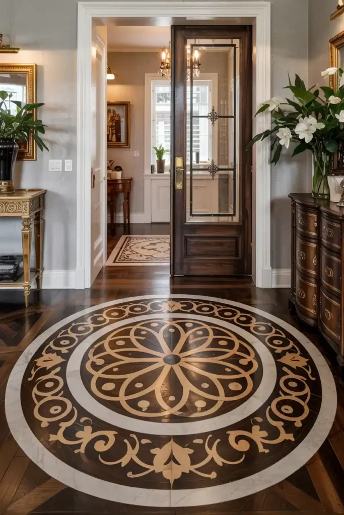 Luxurious Inlay Designs-Entryway Flooring