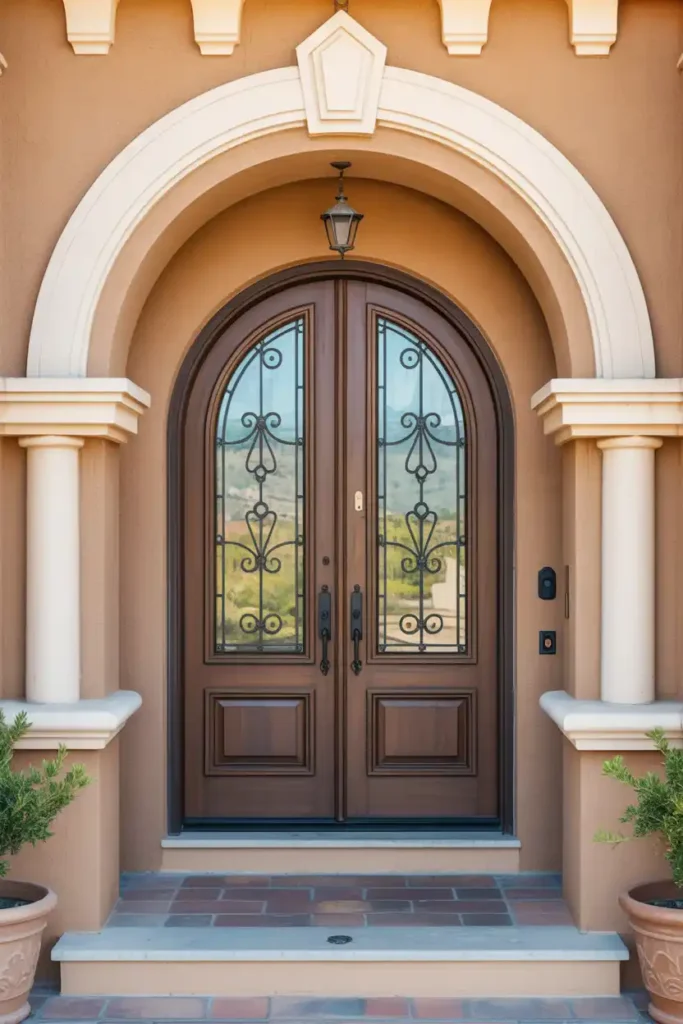 Mediterranean Style Door-luxury entrance door design