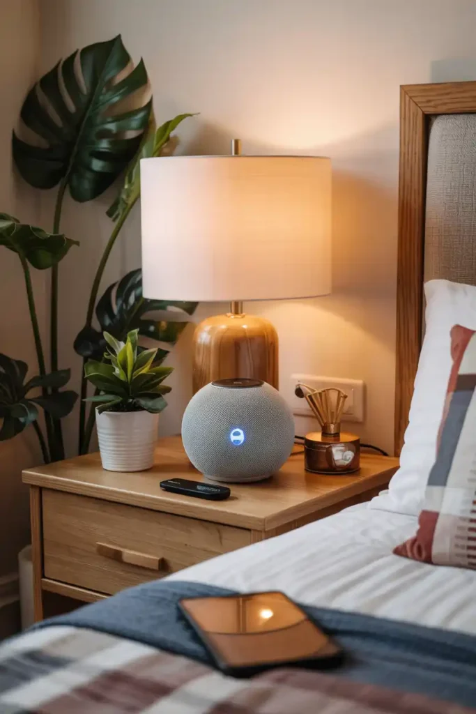 Offer a Smart Speaker-guest room ideas