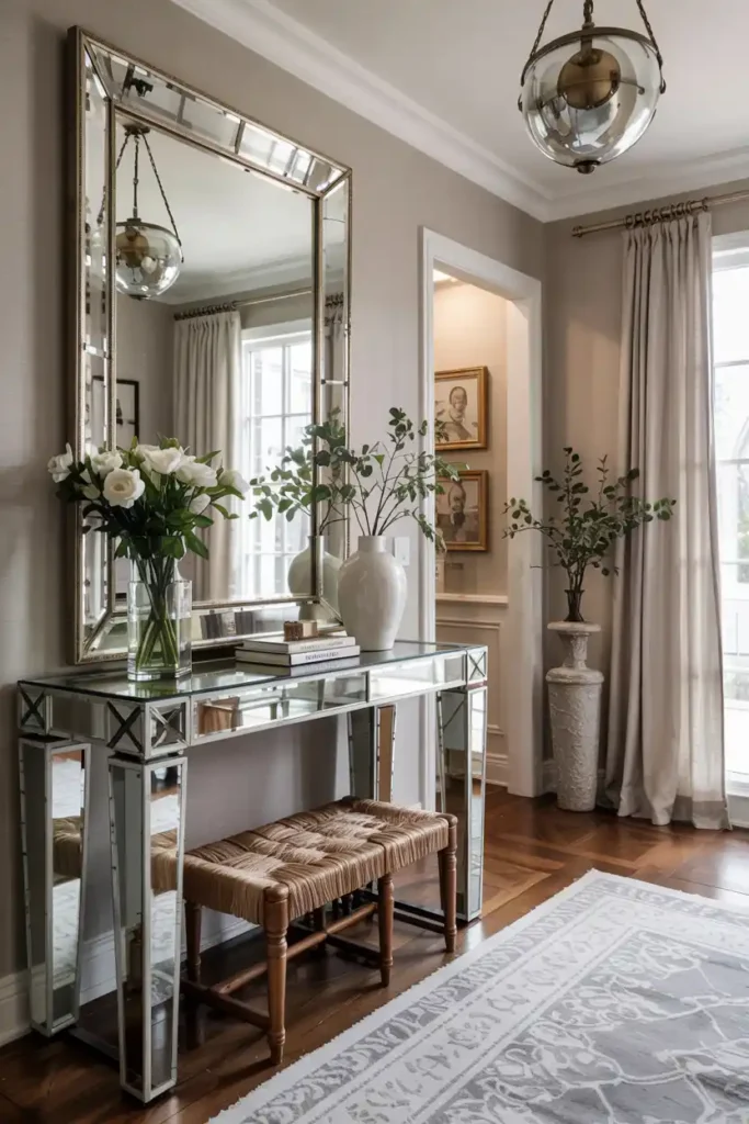 Oversized Mirrors to Expand the Space