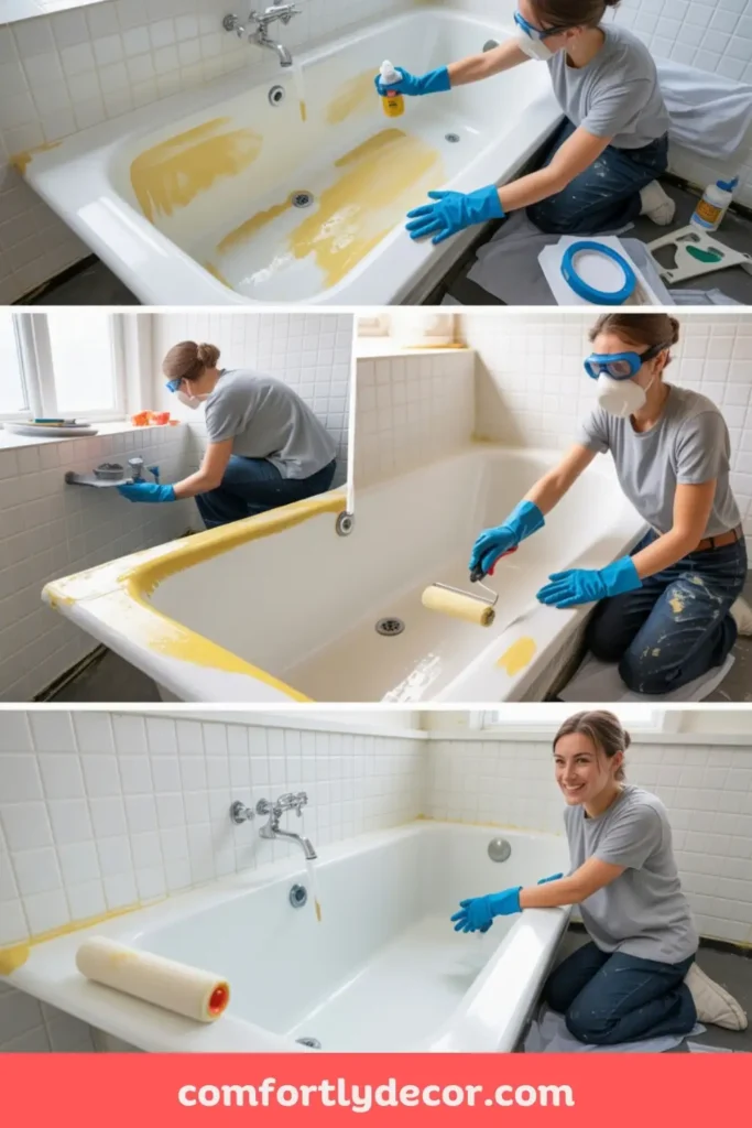 Painting A Fiberglass Bathtub
