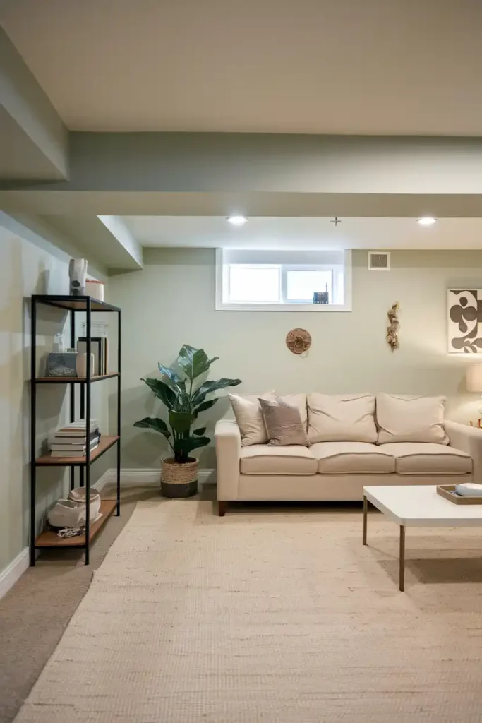Pale Gray-basement paint colors