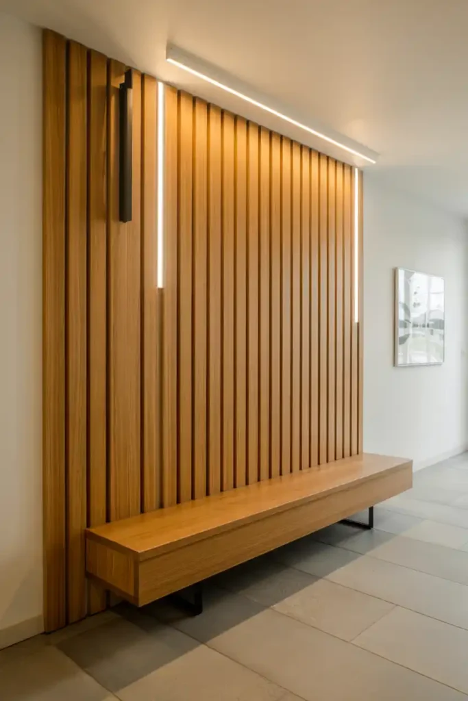 Sleek Wooden Slats