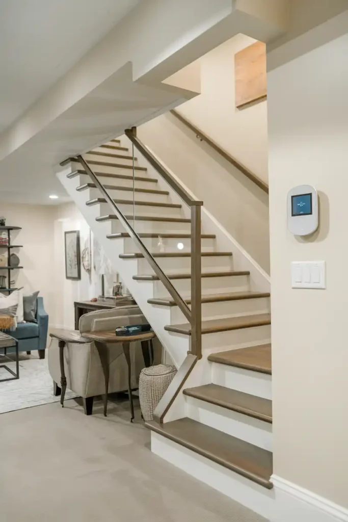 Smart Home Integration System-basement stairs ideas