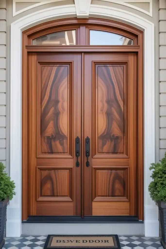 Solid Wood Mahogany Door