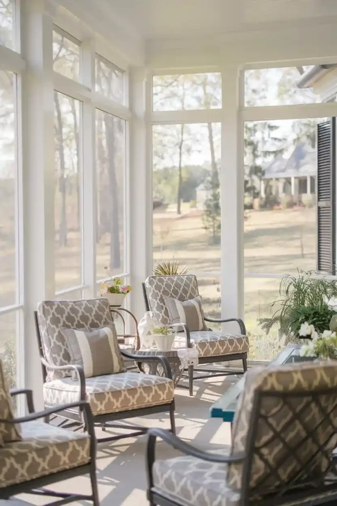 Sunlit Screened Serenity