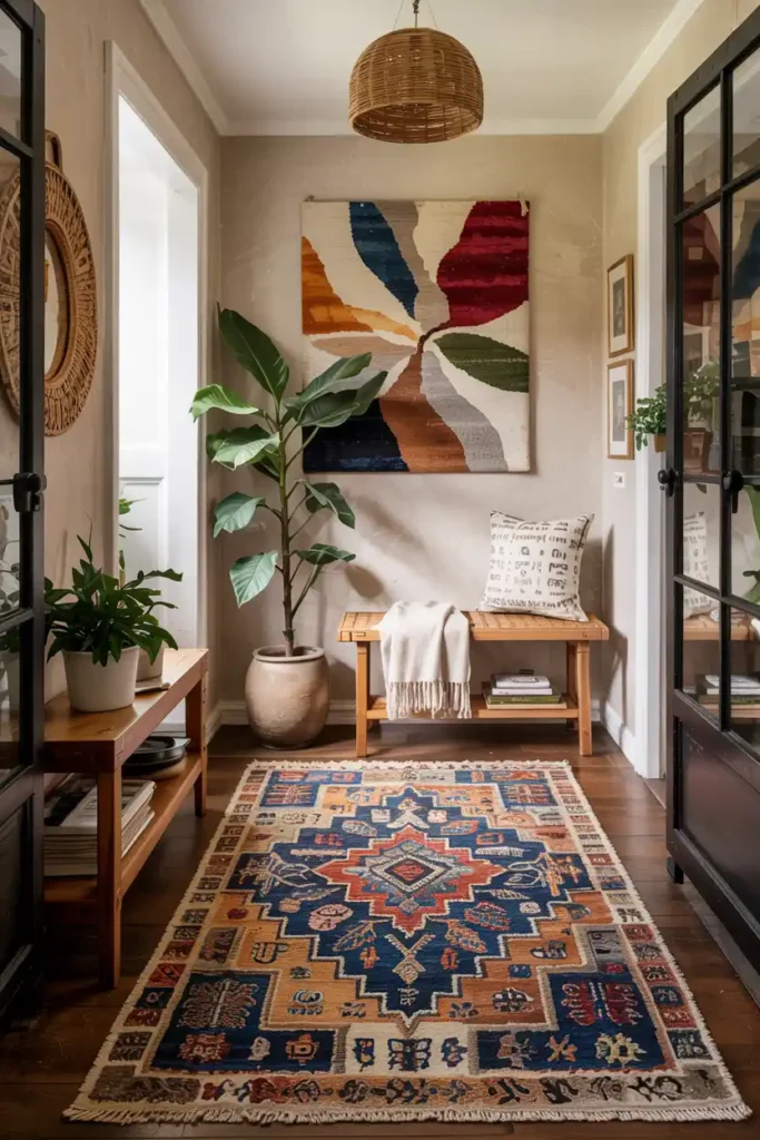 Tapestry-Inspired Rugs-Luxury Entryway