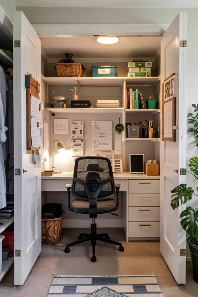 Closet Office Nook