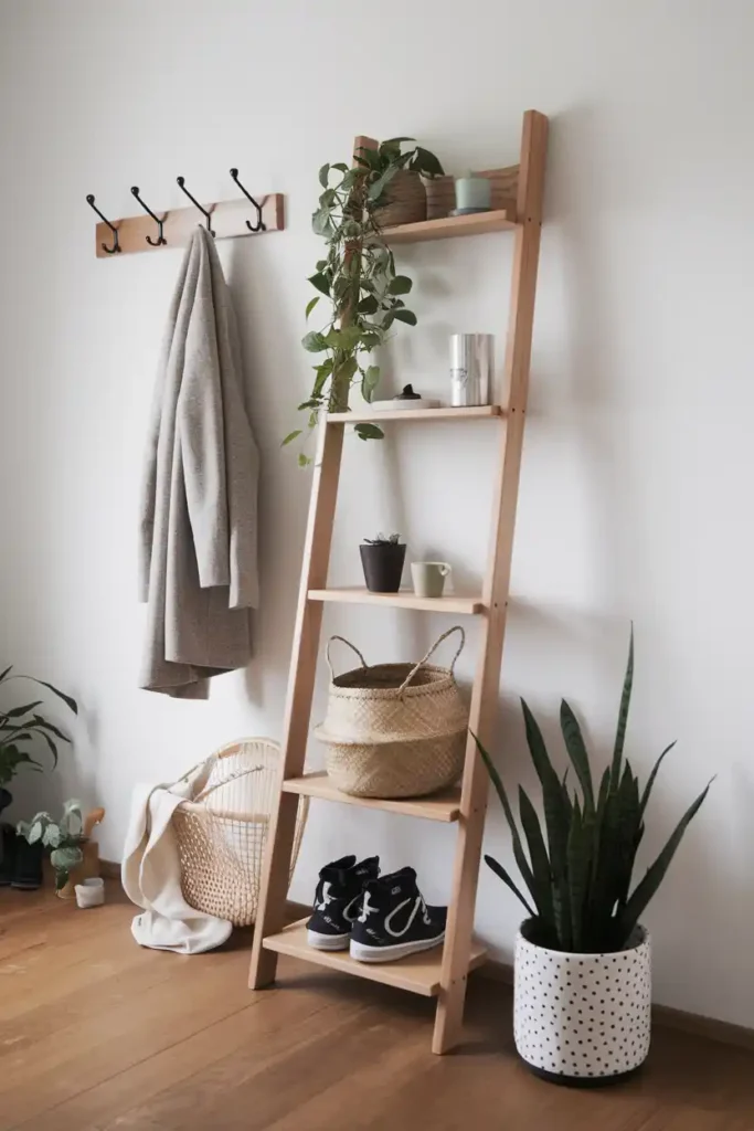 Wooden Ladder Display