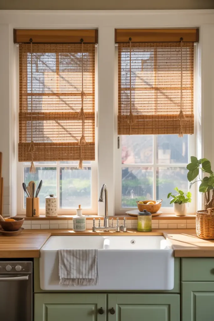 Bamboo or Woven Wood Shades