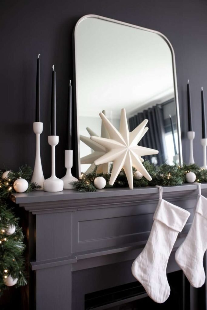 Black & White Minimal Mantle
