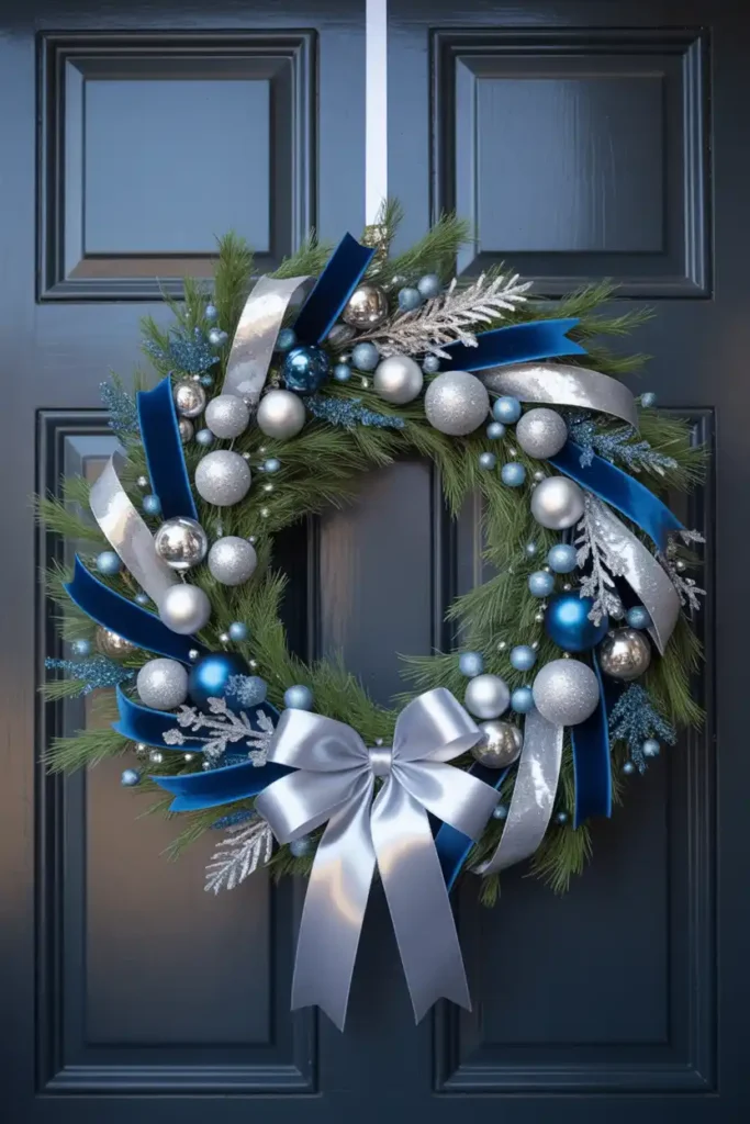 Blue and Silver Glam