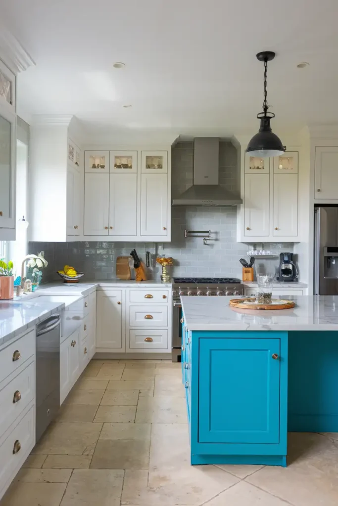 Bold Color Pop Island