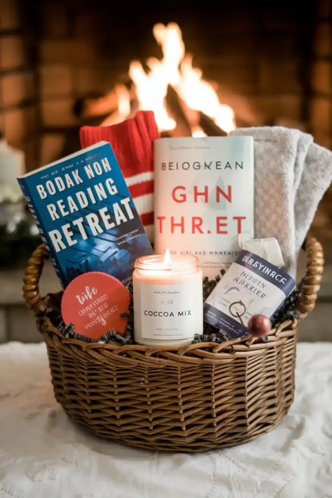 Bookworms Reading Retreat Basket