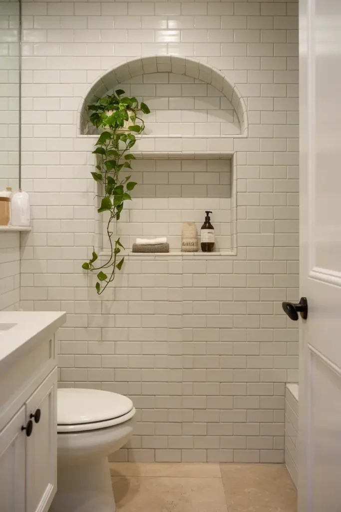 Built-In Recessed Shelves