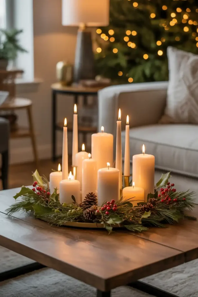 Candle Cluster Centerpiece