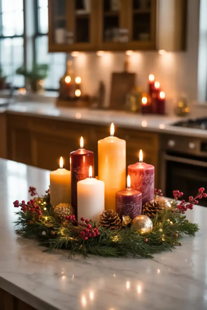 Candle Cluster on the Island