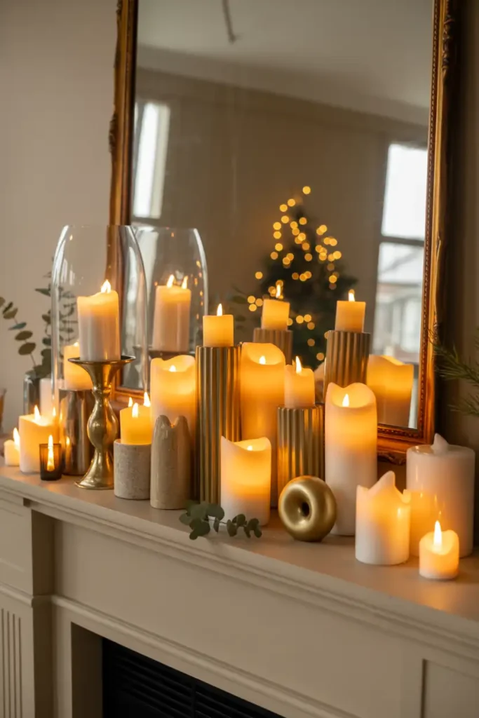 Candlelight Glow Mantle
