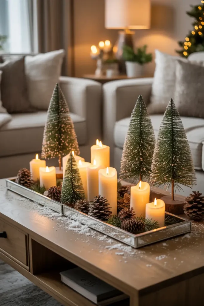 Candlelit Coffee Table Forest