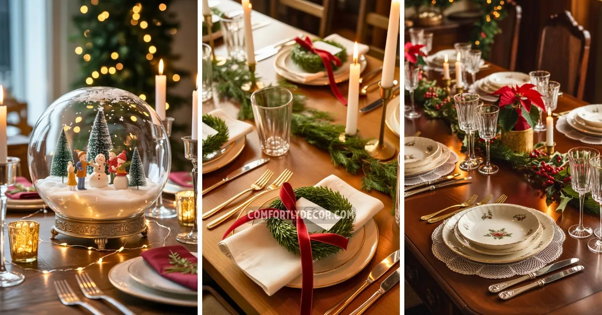 Christmas Table Setting Ideas