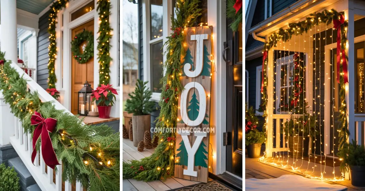Christmas porch decorating ideas