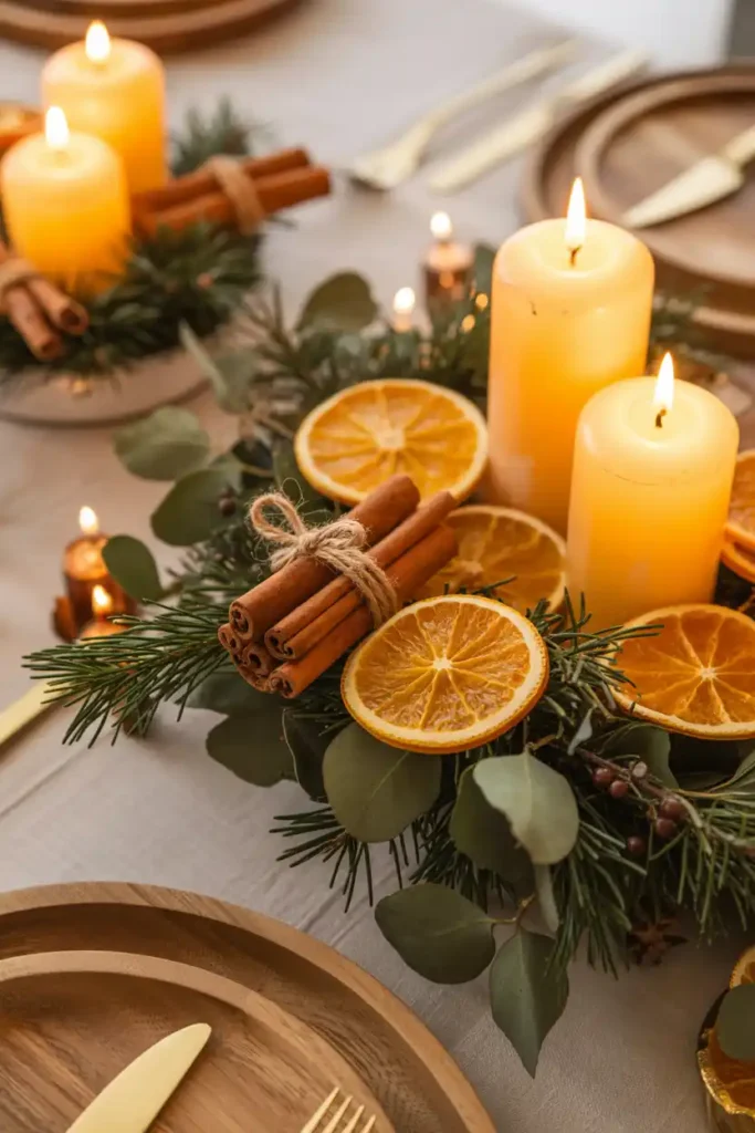 Citrus and Cinnamon Setting