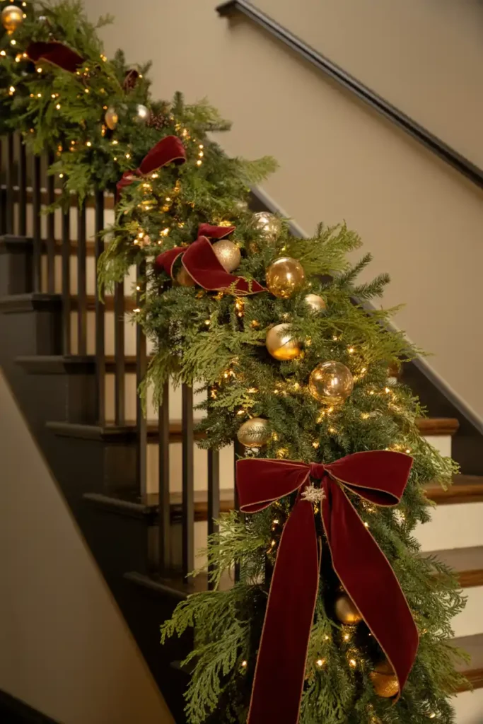 Classic Evergreen Garland Glow