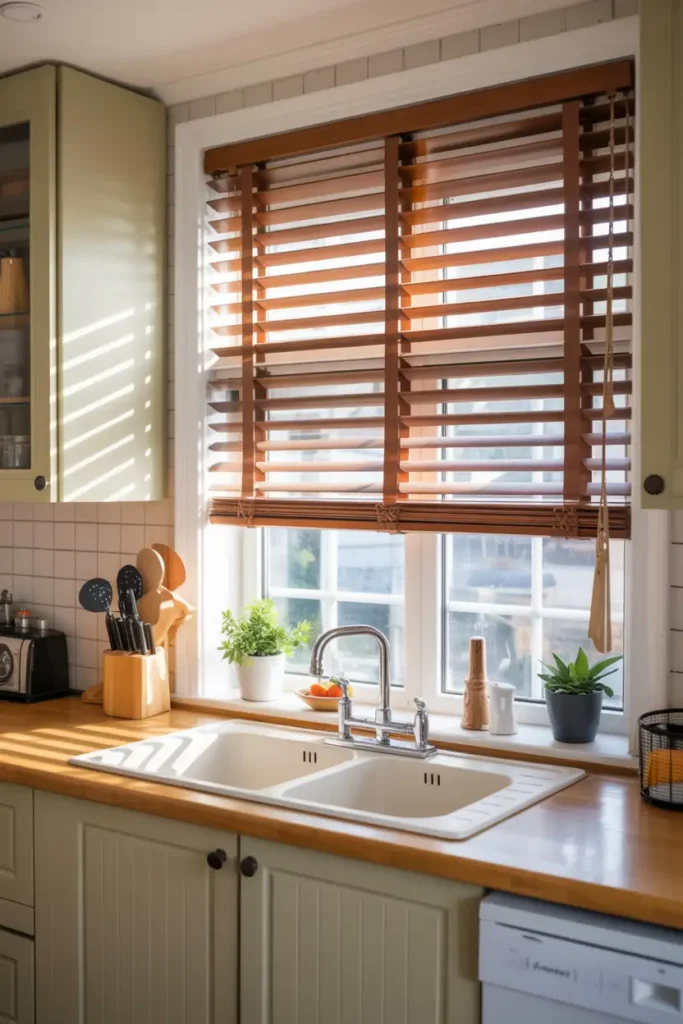 Classic Wooden Blinds for Warmth