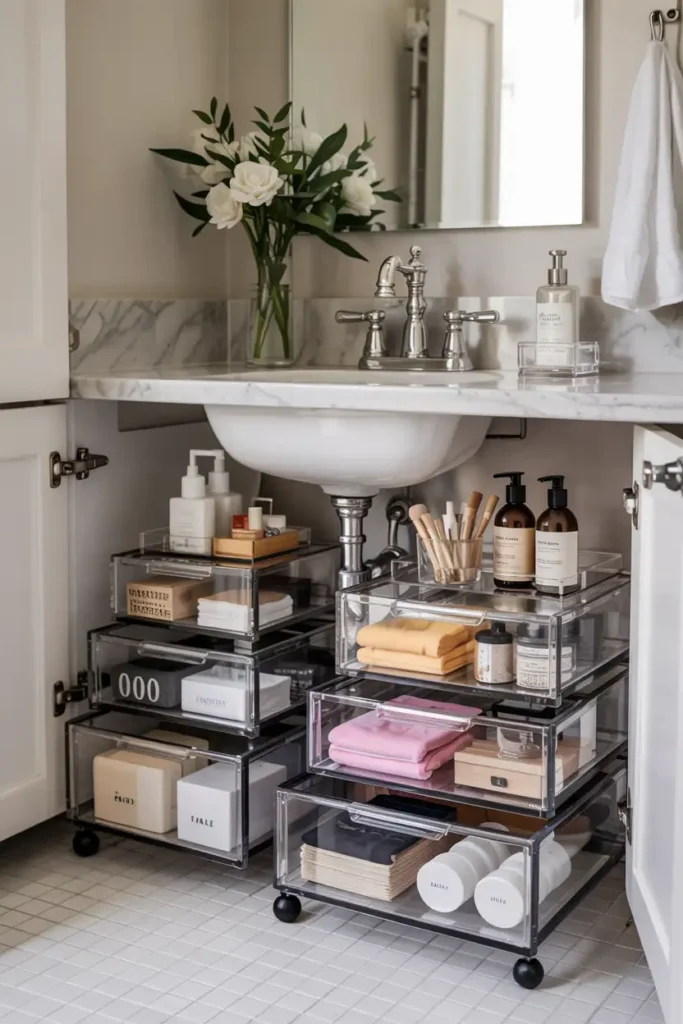 Clear Acrylic Drawers