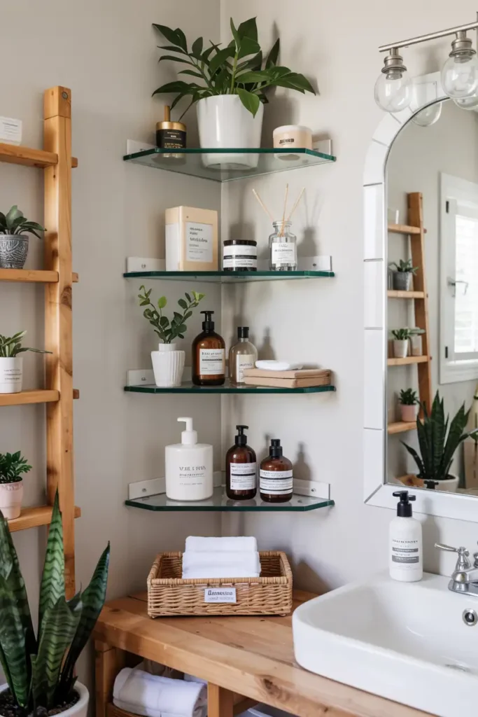 Corner Floating Shelves