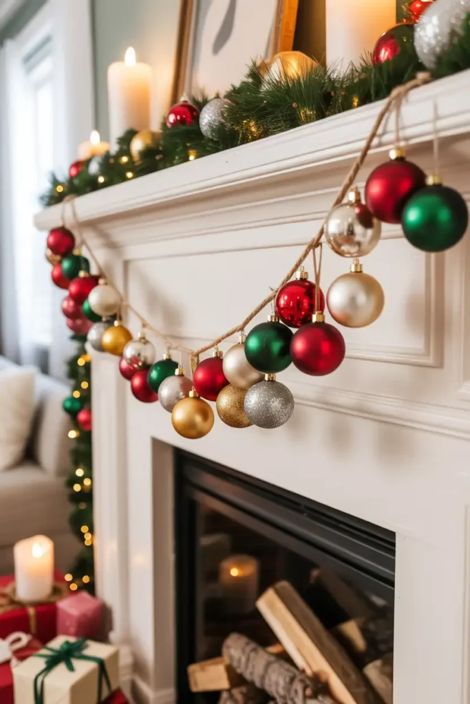 DIY Ornament Garland