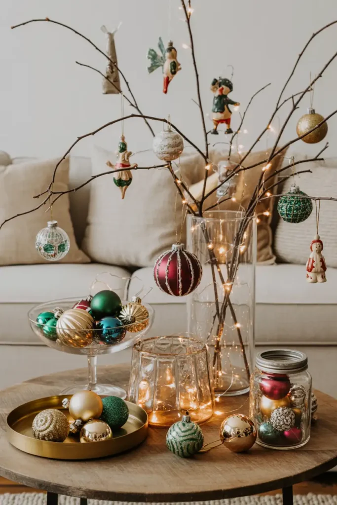 Eclectic Ornament Display