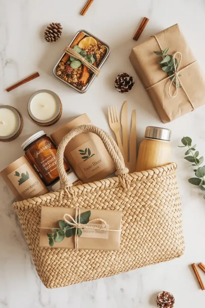 Eco-Friendly Christmas Basket