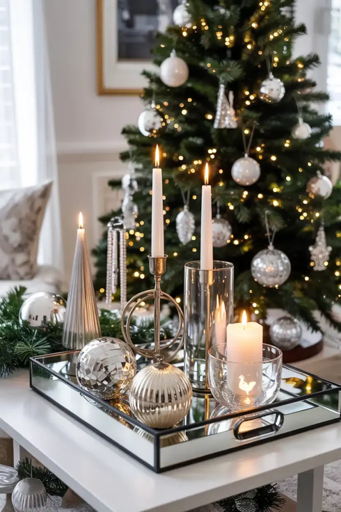 Elegant Silver and Glass Duo