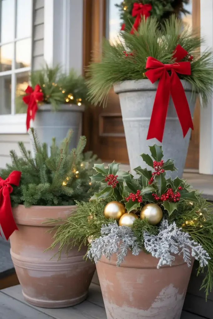 Evergreen Planter Pots