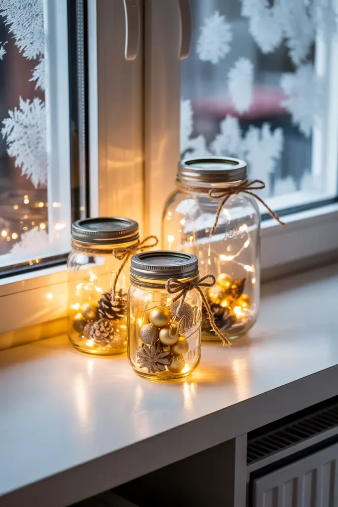 Fairy Light Mason Jars