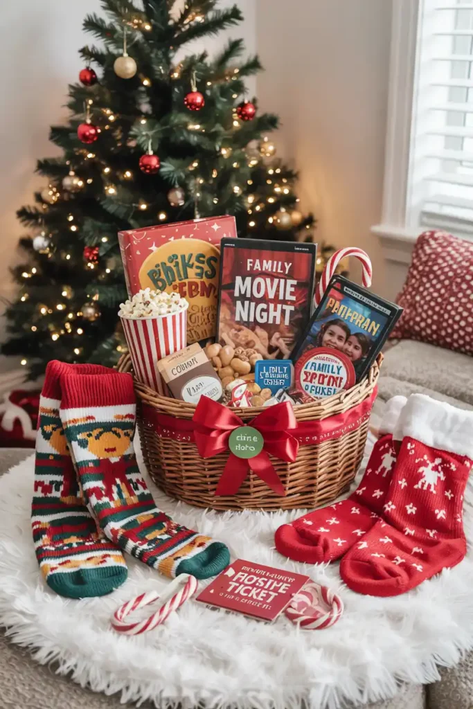 Family Movie Night Basket