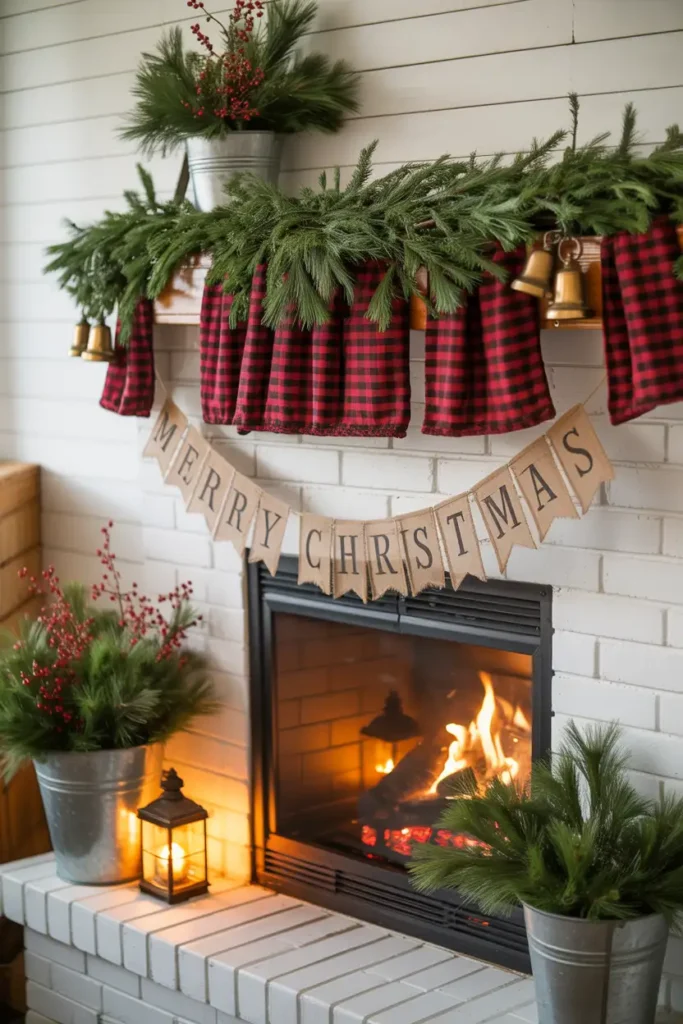 Farmhouse Plaid & Pine Mix