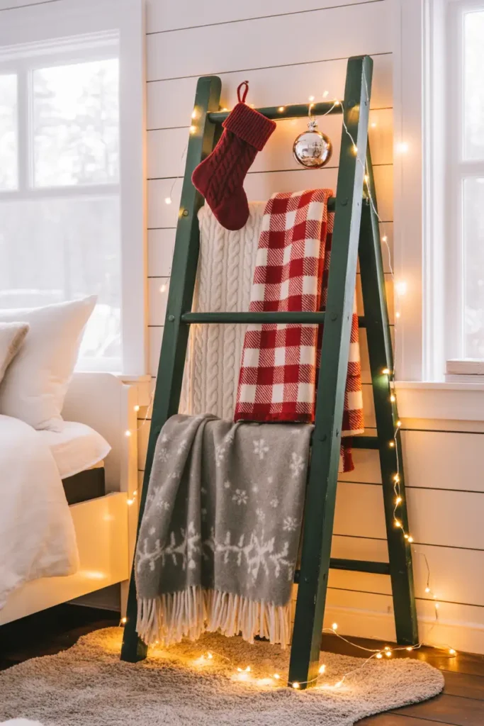 Festive Blanket Ladder