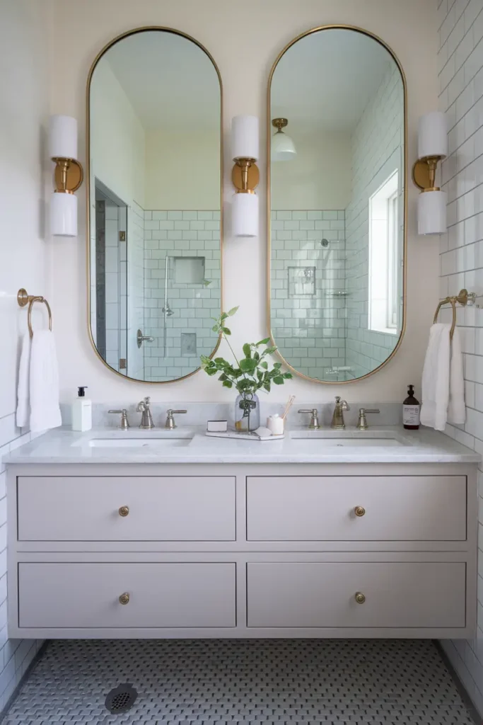 Floating Mirrors with Hidden Storage