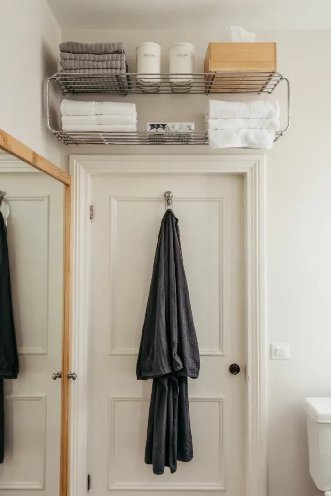 Floating Shelves Above the Doorway 1