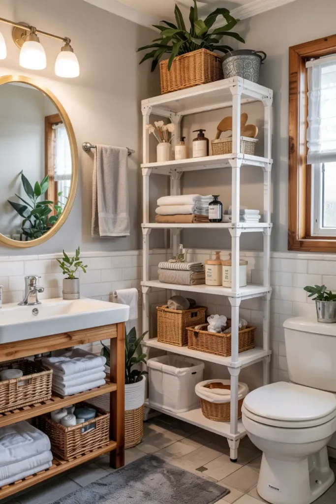 Freestanding Shelving Towers