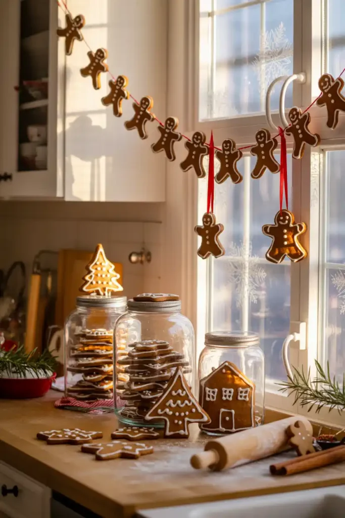 Gingerbread Cookie Display