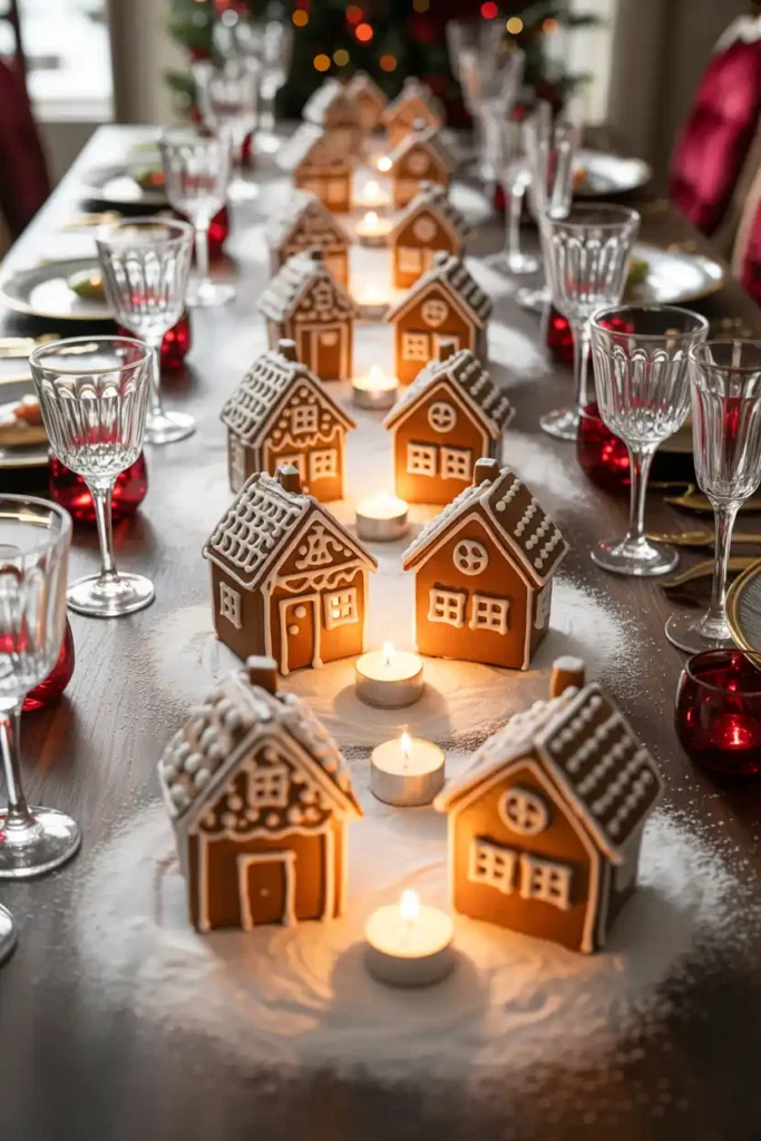 Gingerbread Village Centerpiece